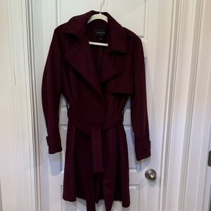 Banana Republic Burgundy Trench Coat